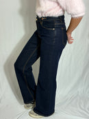 Melanie Wild leg broek - Donkerblauw