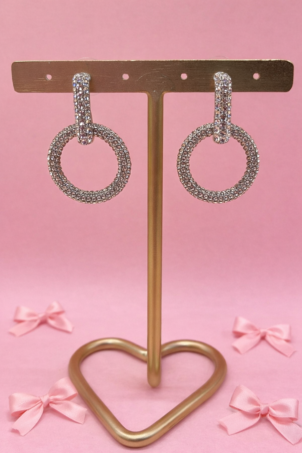 Oorbellen circle chic - Zilver