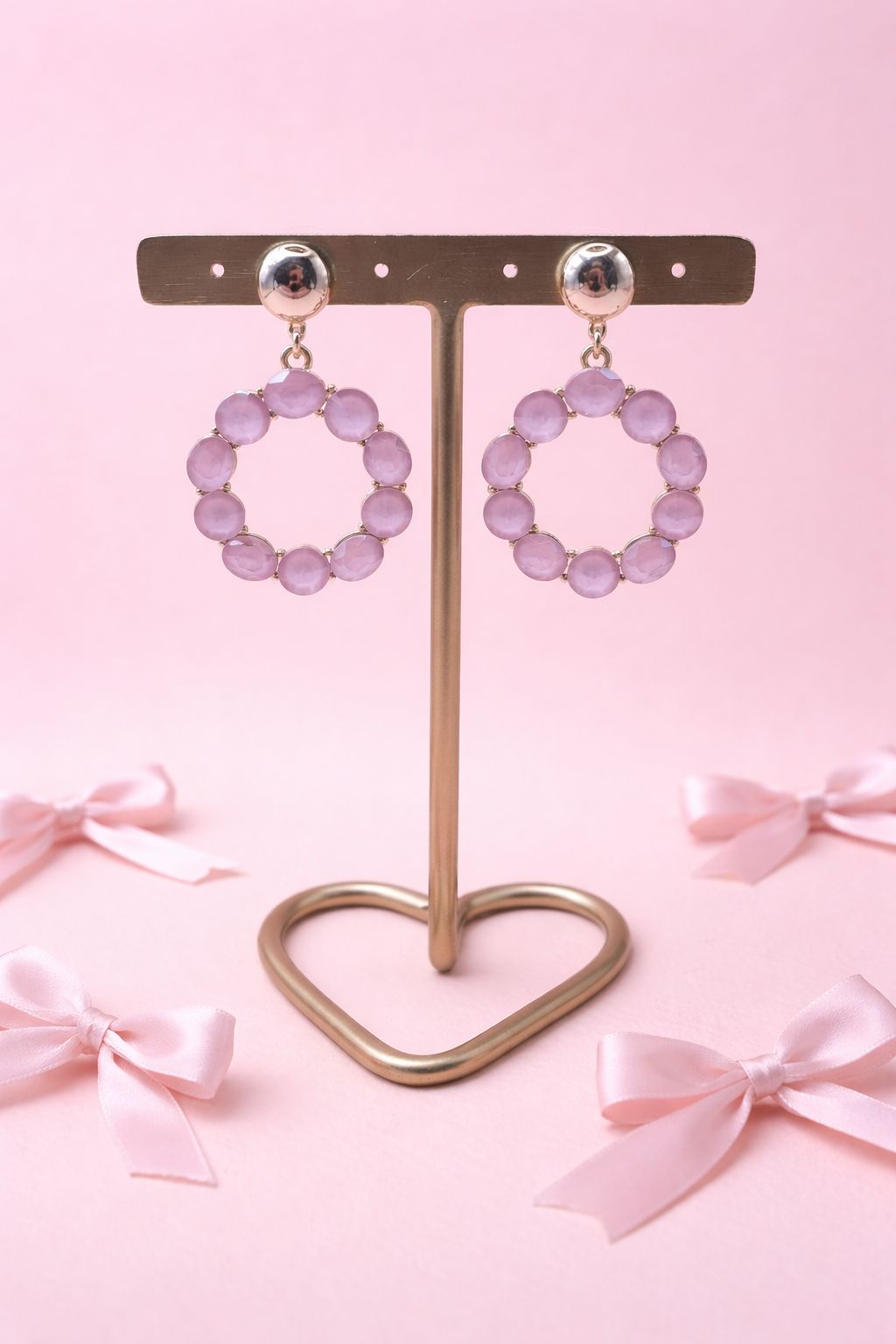 Oorbellen Lila droomhanger - Lila