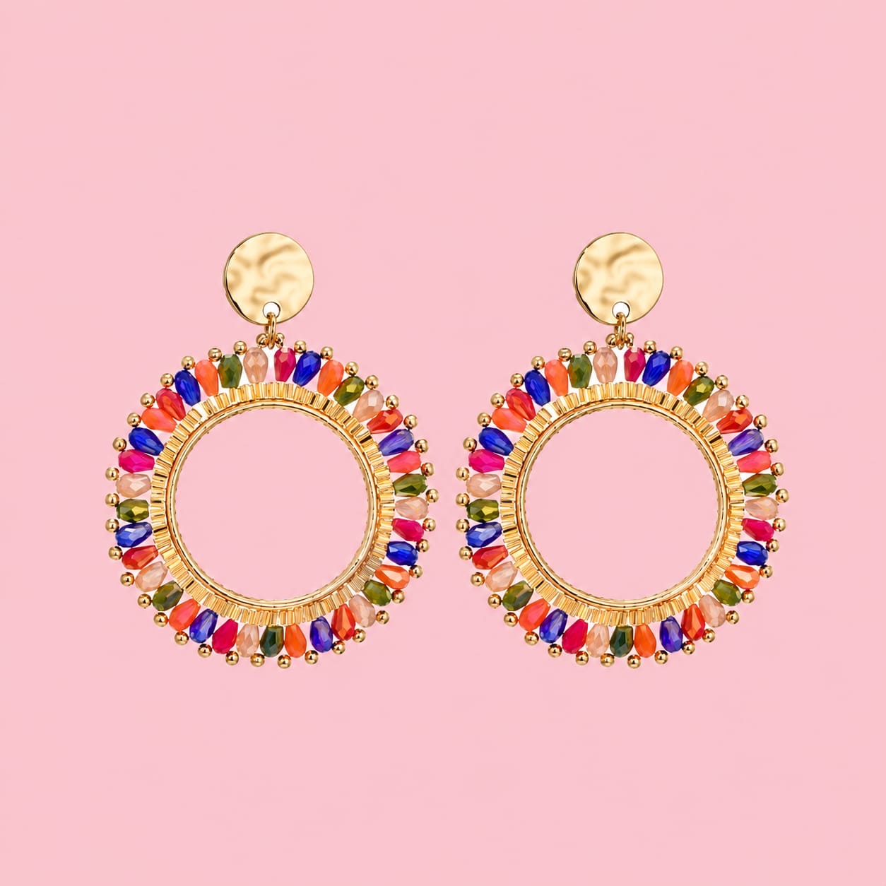 Colorful Glow oorbellen