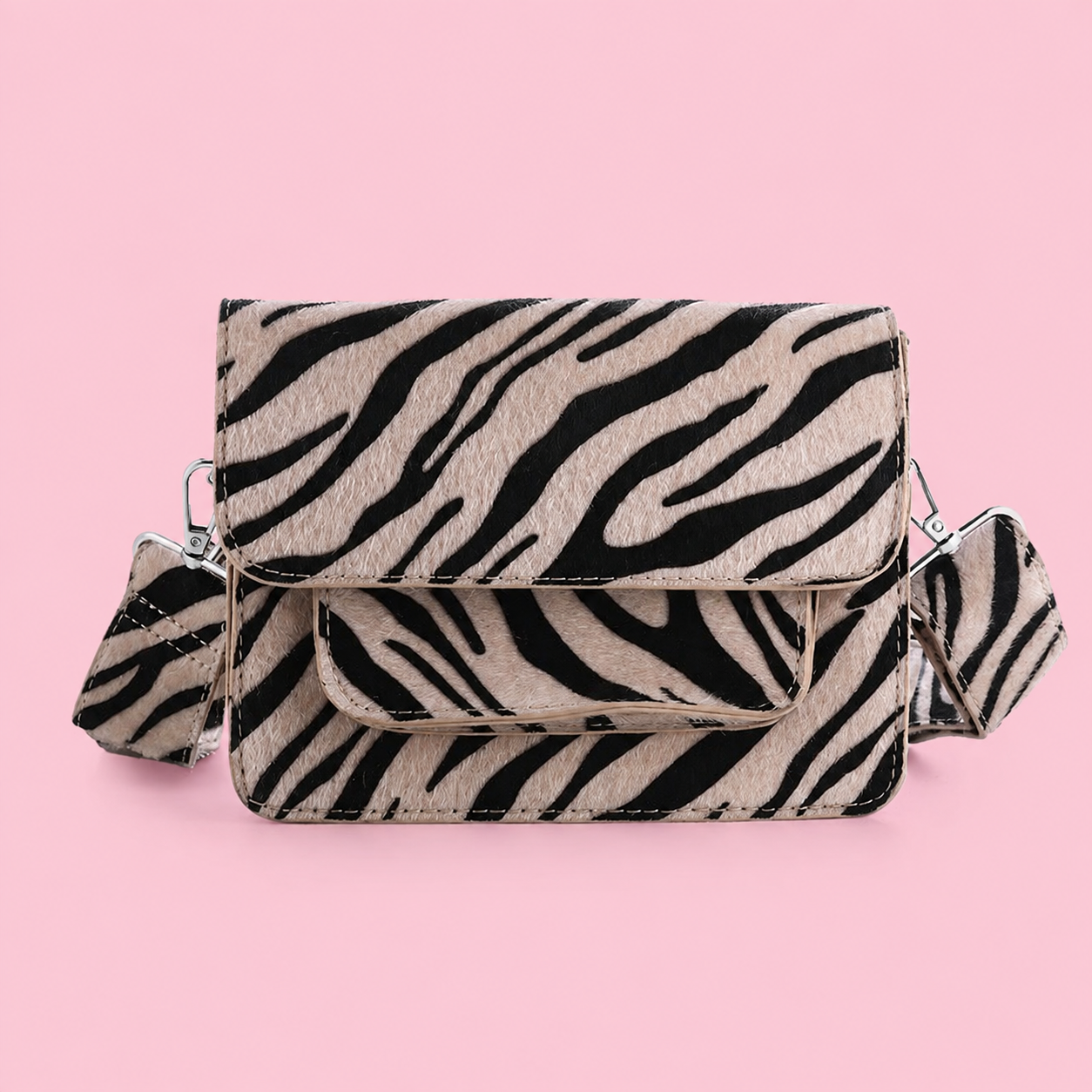 Chique schoudertas - Zebra