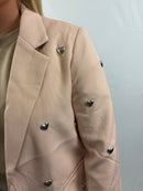 Hearts blazer - Roze