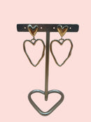 Golden swirl heart - Goud