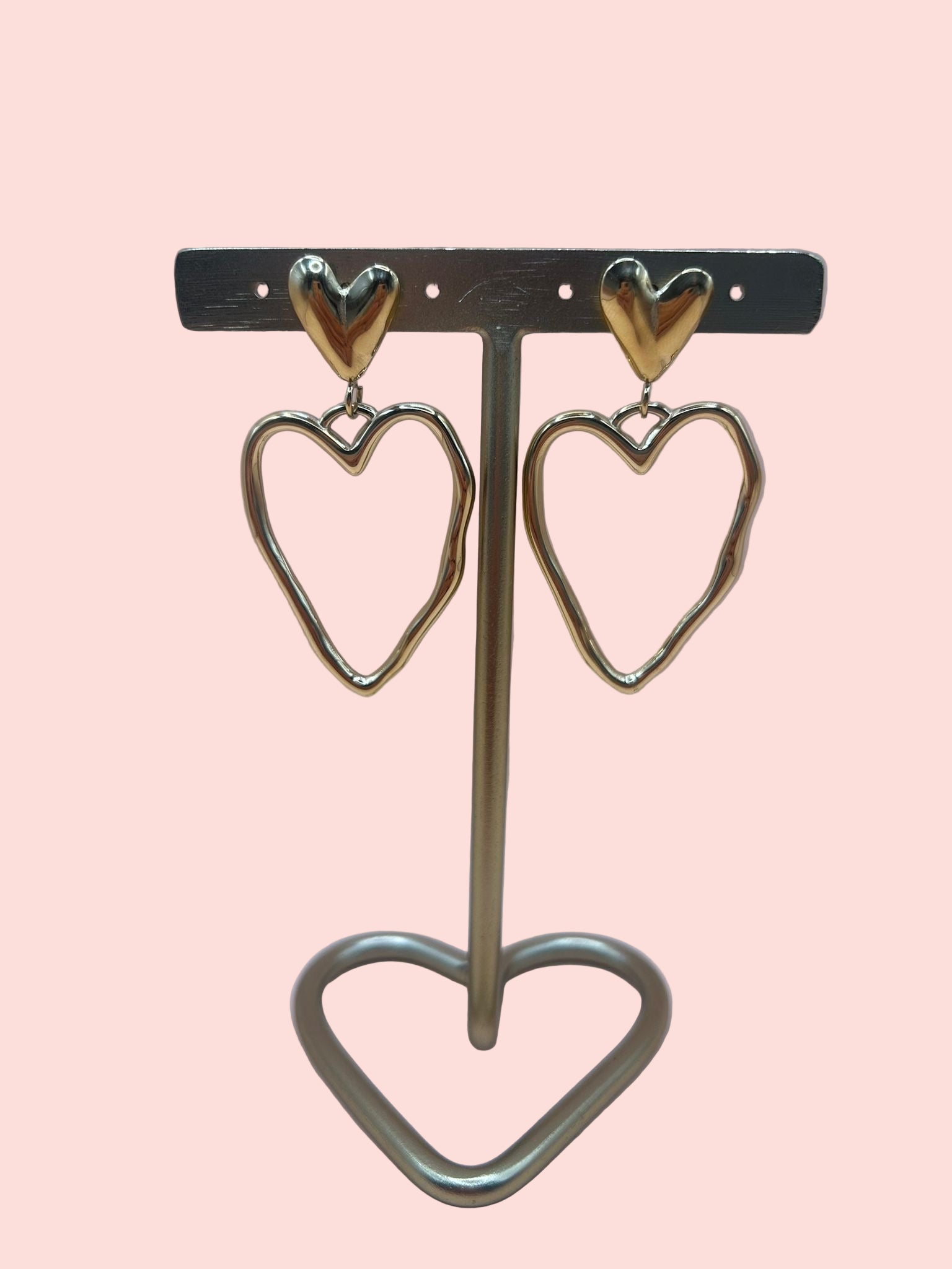 Golden swirl heart - Goud