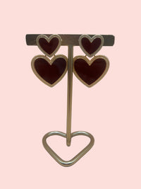 Heart crush - Bordeaux rood