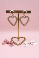 Oorbellen warm hearted - Beige