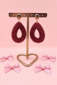 Oorbellen cherry crush - Rood