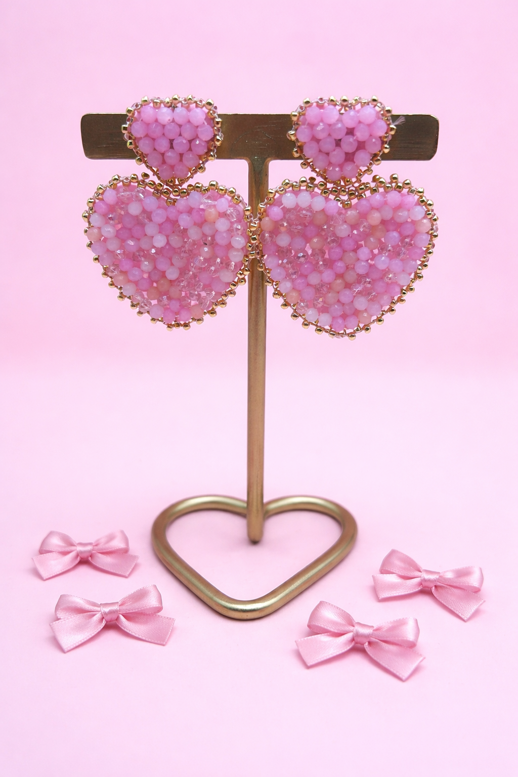 Soft Love - Roze oorbel
