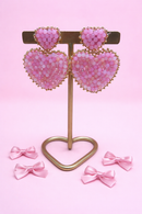 Soft Love - Roze oorbel