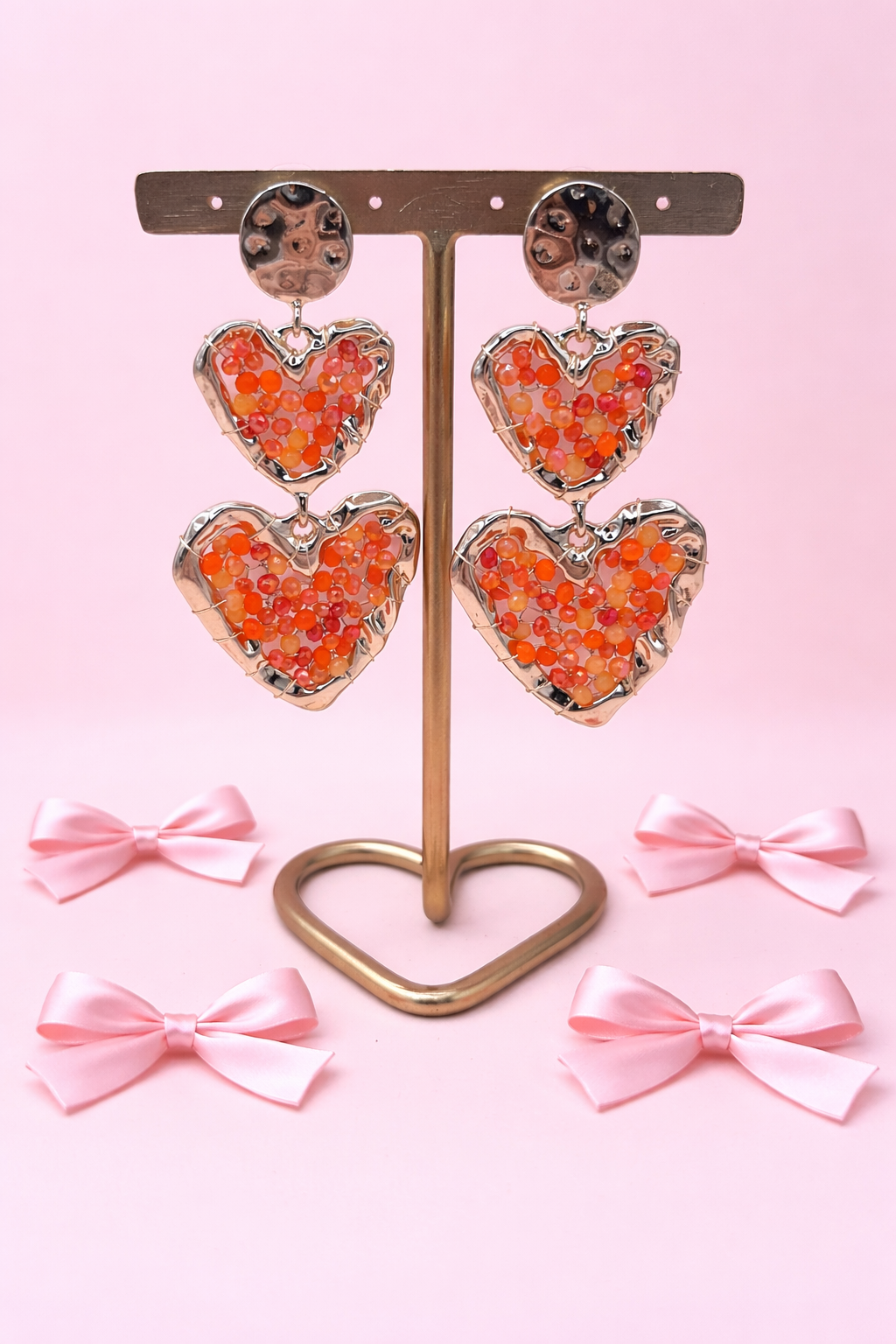 Pure love- Oorbel oranje