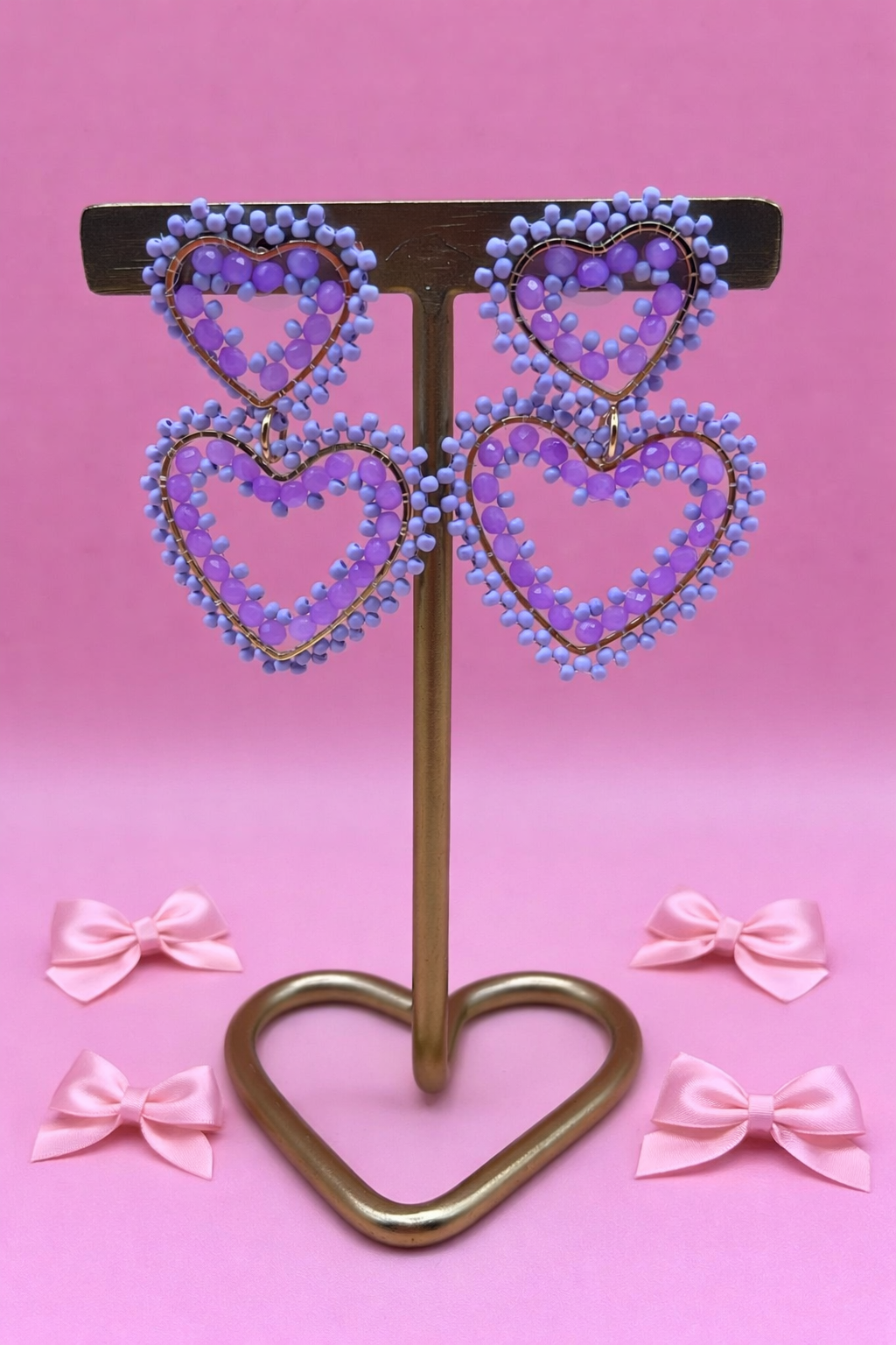Purple Kiss Hearts