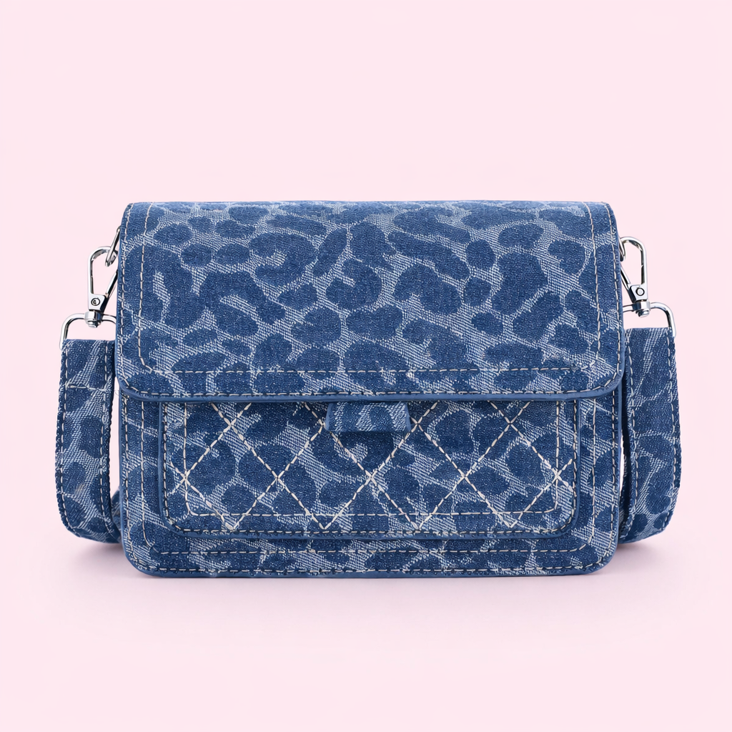 Tas panter bag - Donker spijker