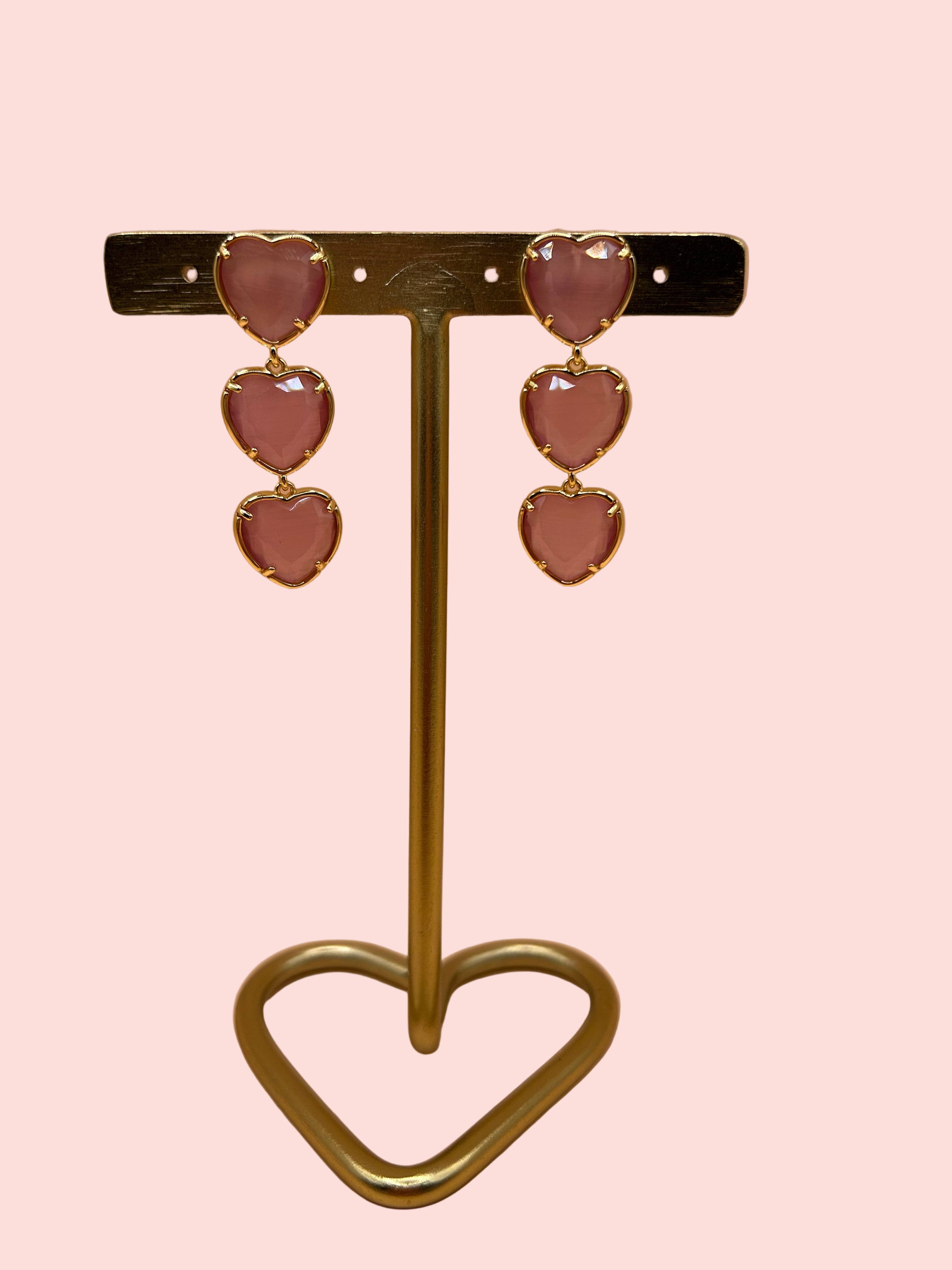 Drievoudig hart - Roze