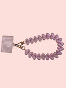 Telefoonkoord - Licht roze