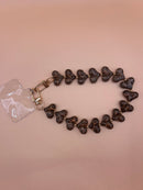 Telefoonkoord - Bruin tijgerprint